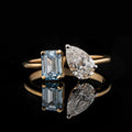 Nita Two Diamond Love Ring