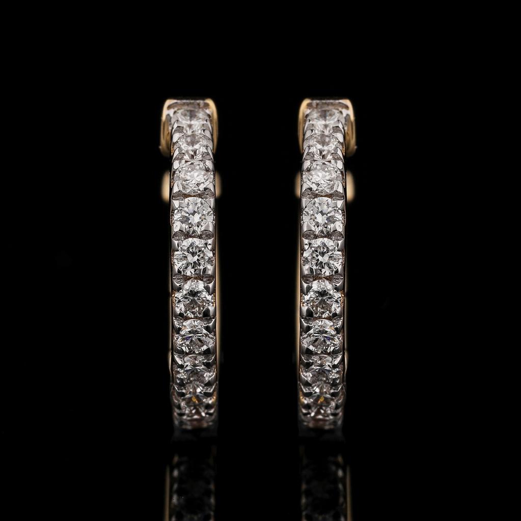 Casey Hoops Medium Earrings