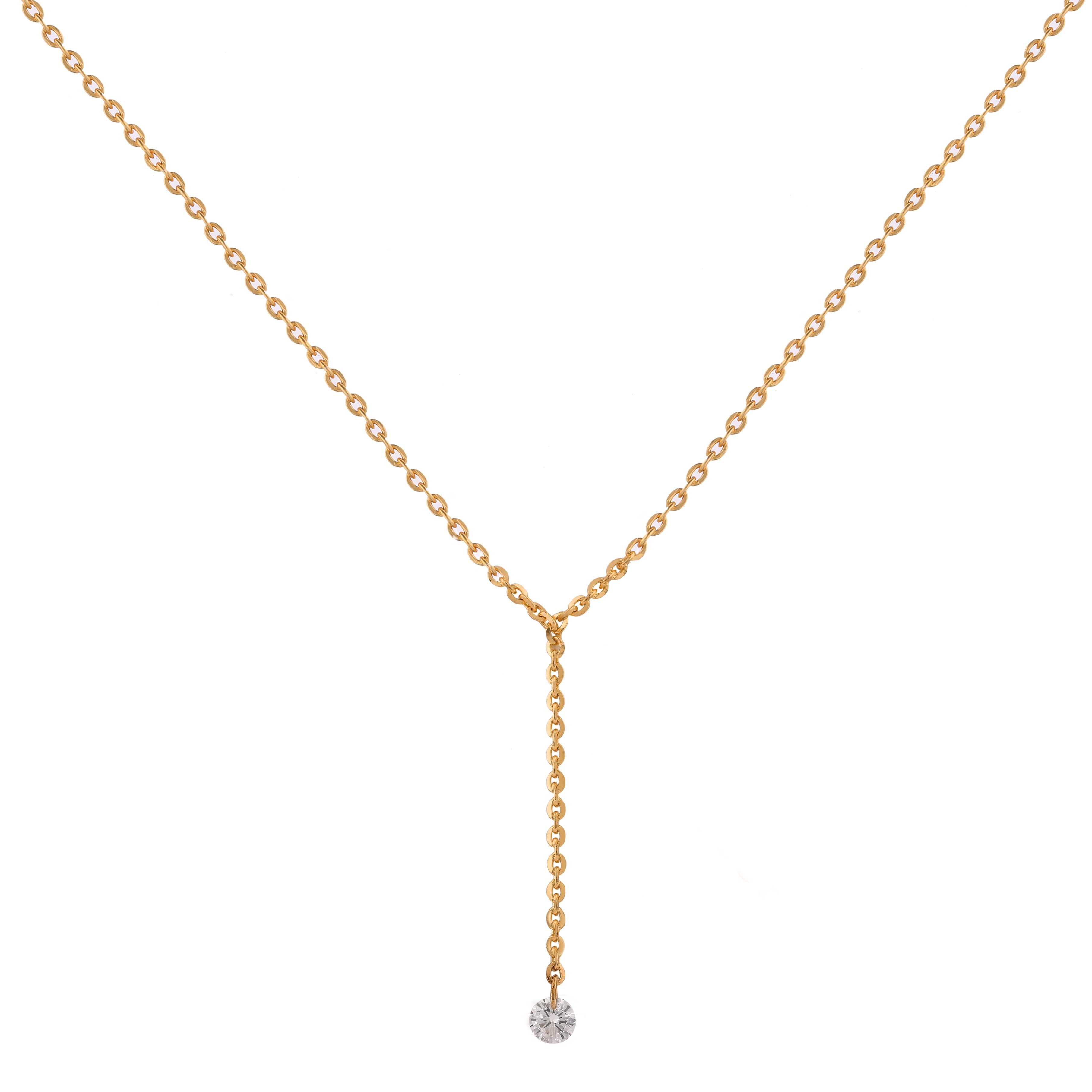 Lynn Floating Diamond Necklace