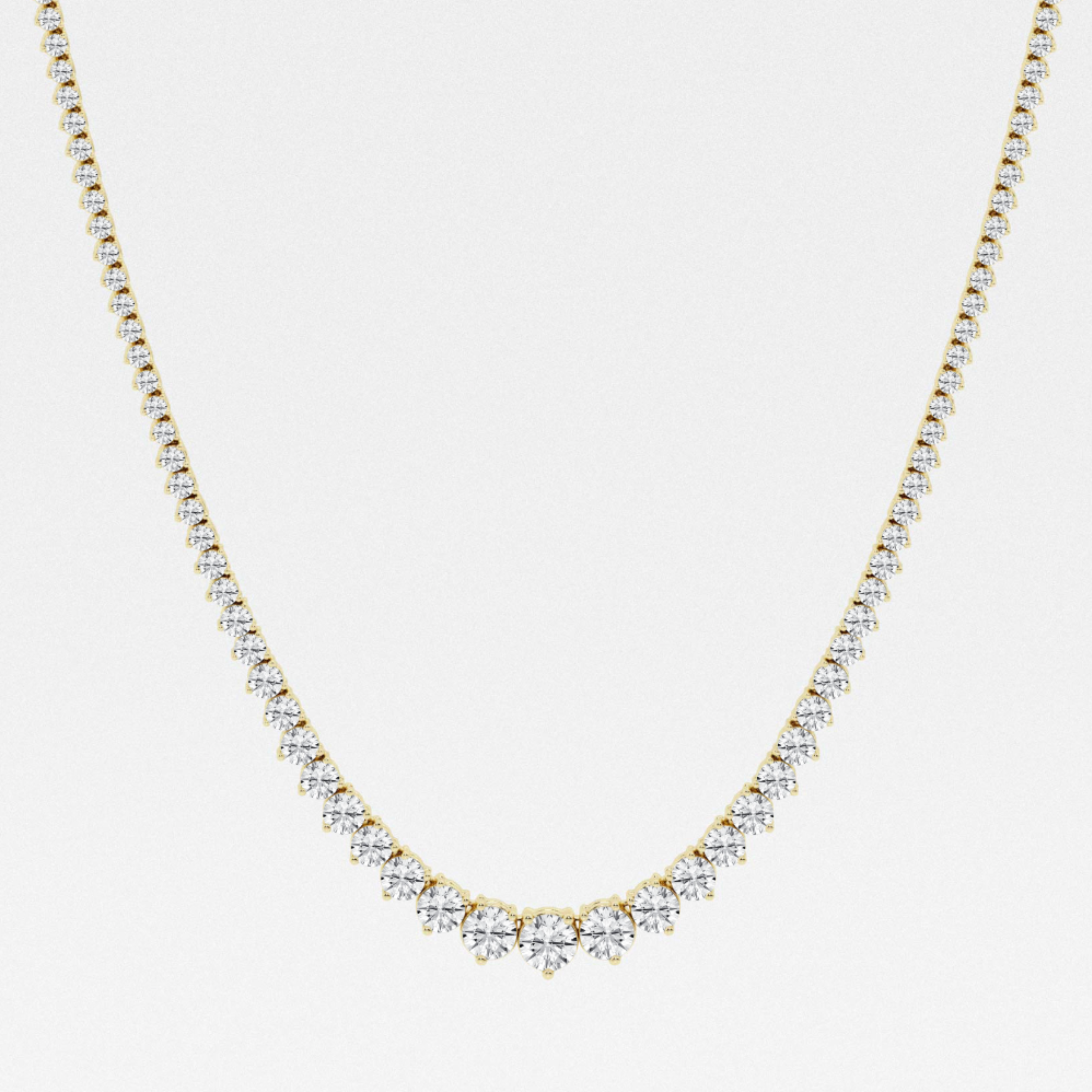 Graduated Riviera Necklace 10CTW